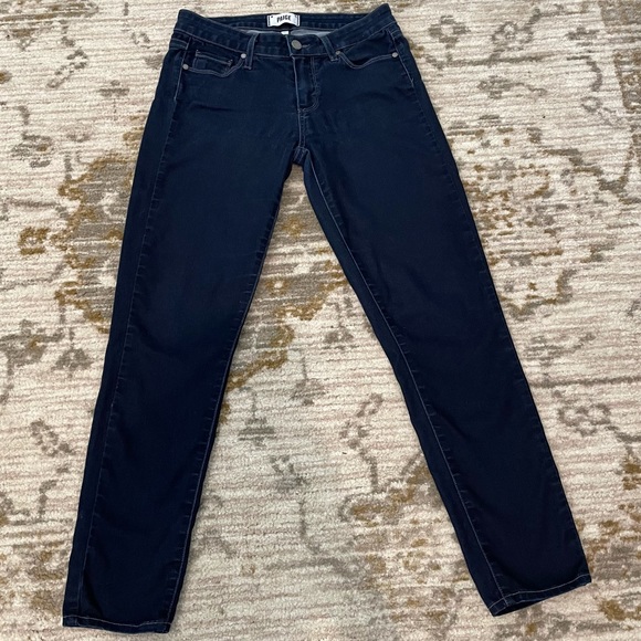 PAIGE - Skyline Ankle Peg - Dark Wash - Size 28 - Picture 2 of 6